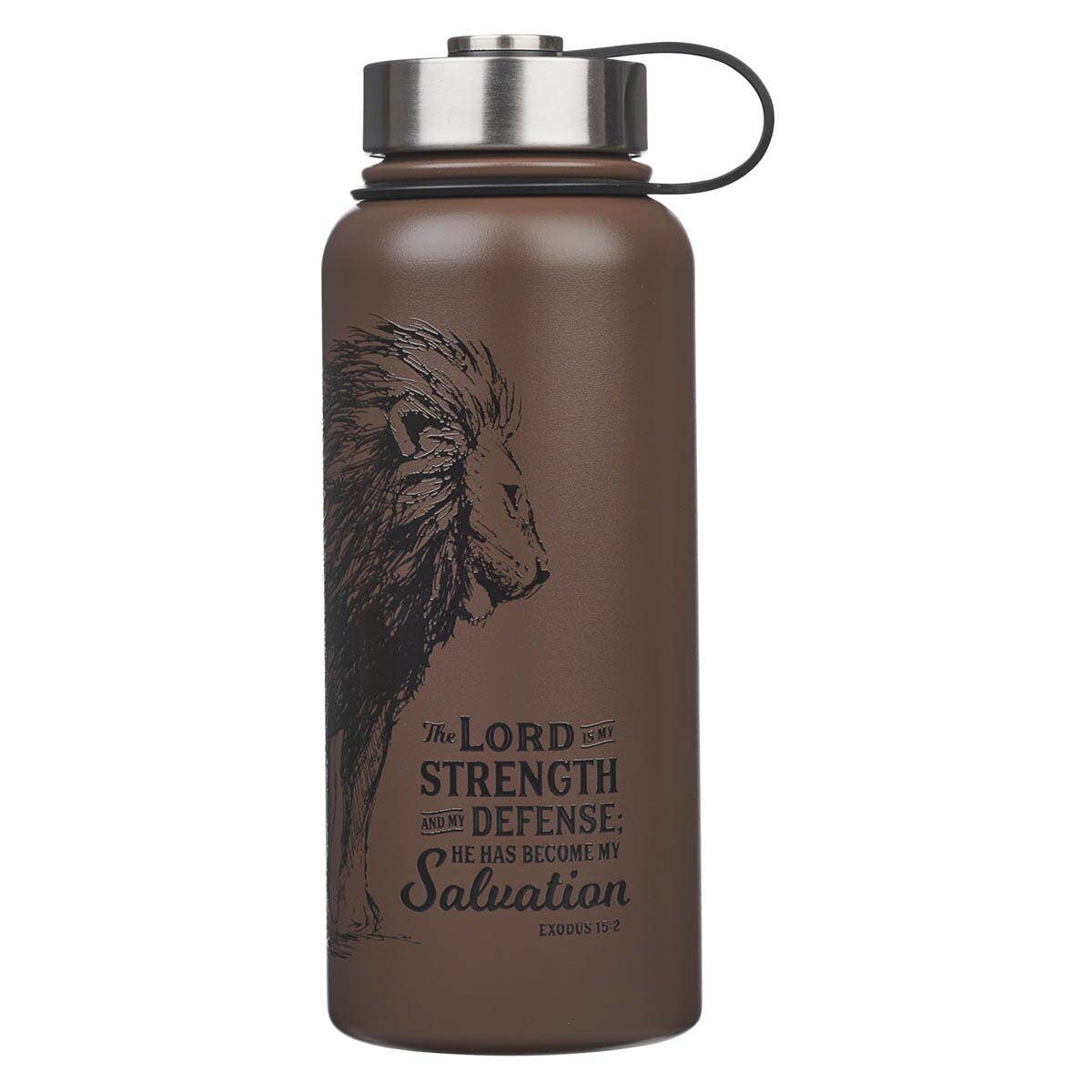 Water Bottle SS Brown Strength and Defense Ex. 15:2