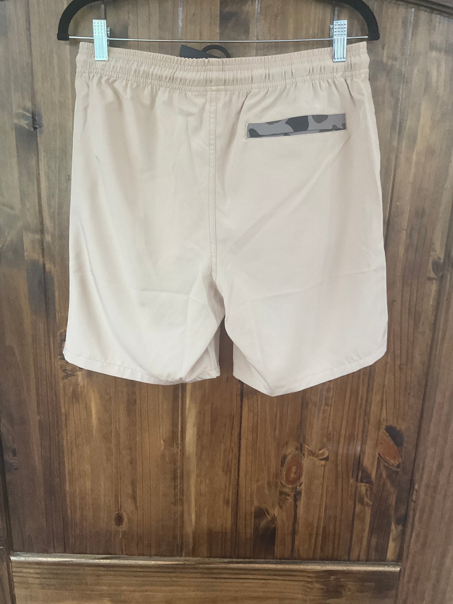 American Fetcher Khaki Duck Camo shorts
