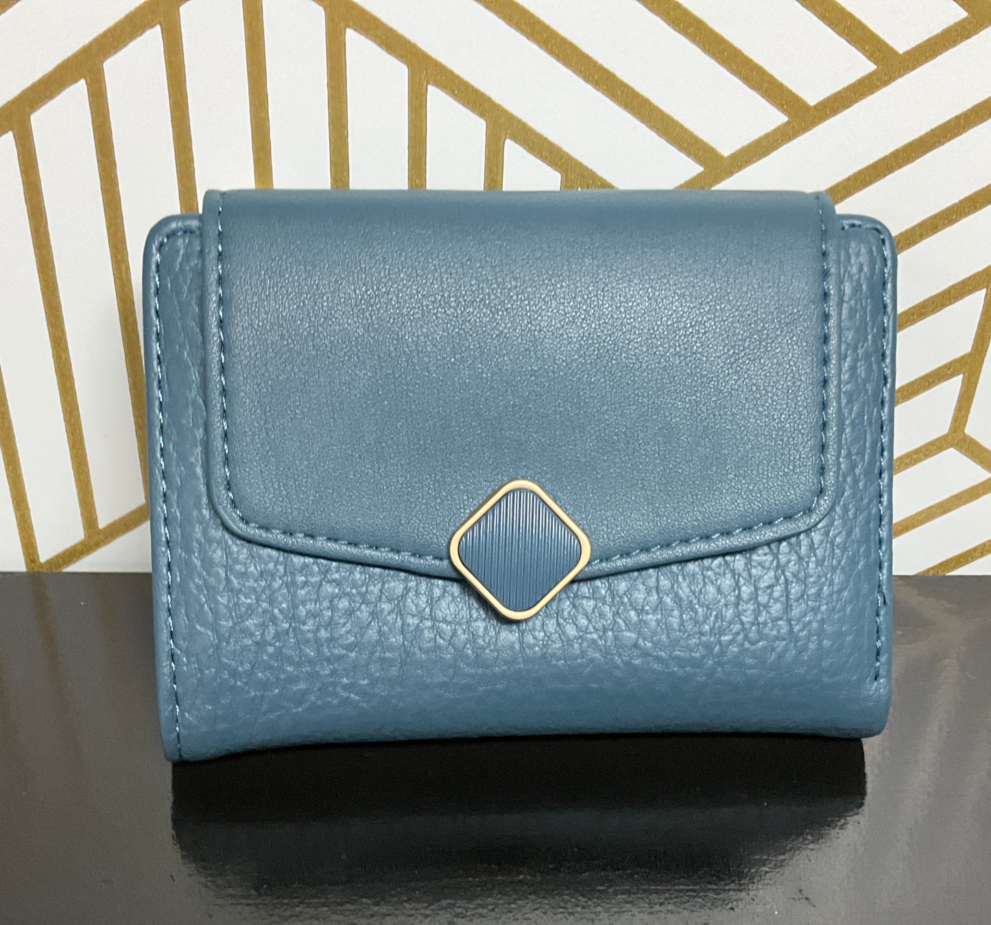Linda small zip & fold wallet