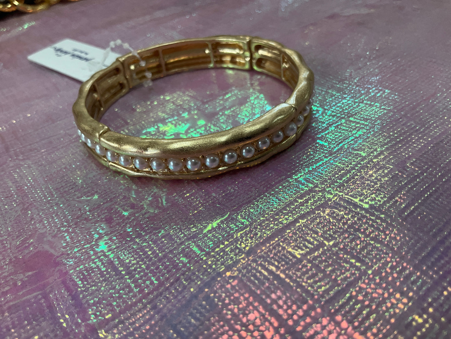 Katarina Stretch Bracelet Pearl