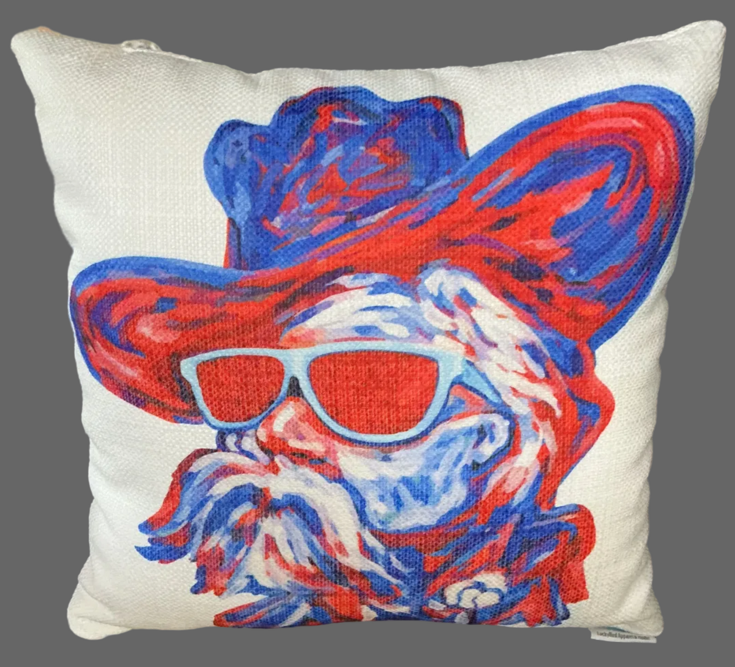 Colorful rebel Mascot Pillow