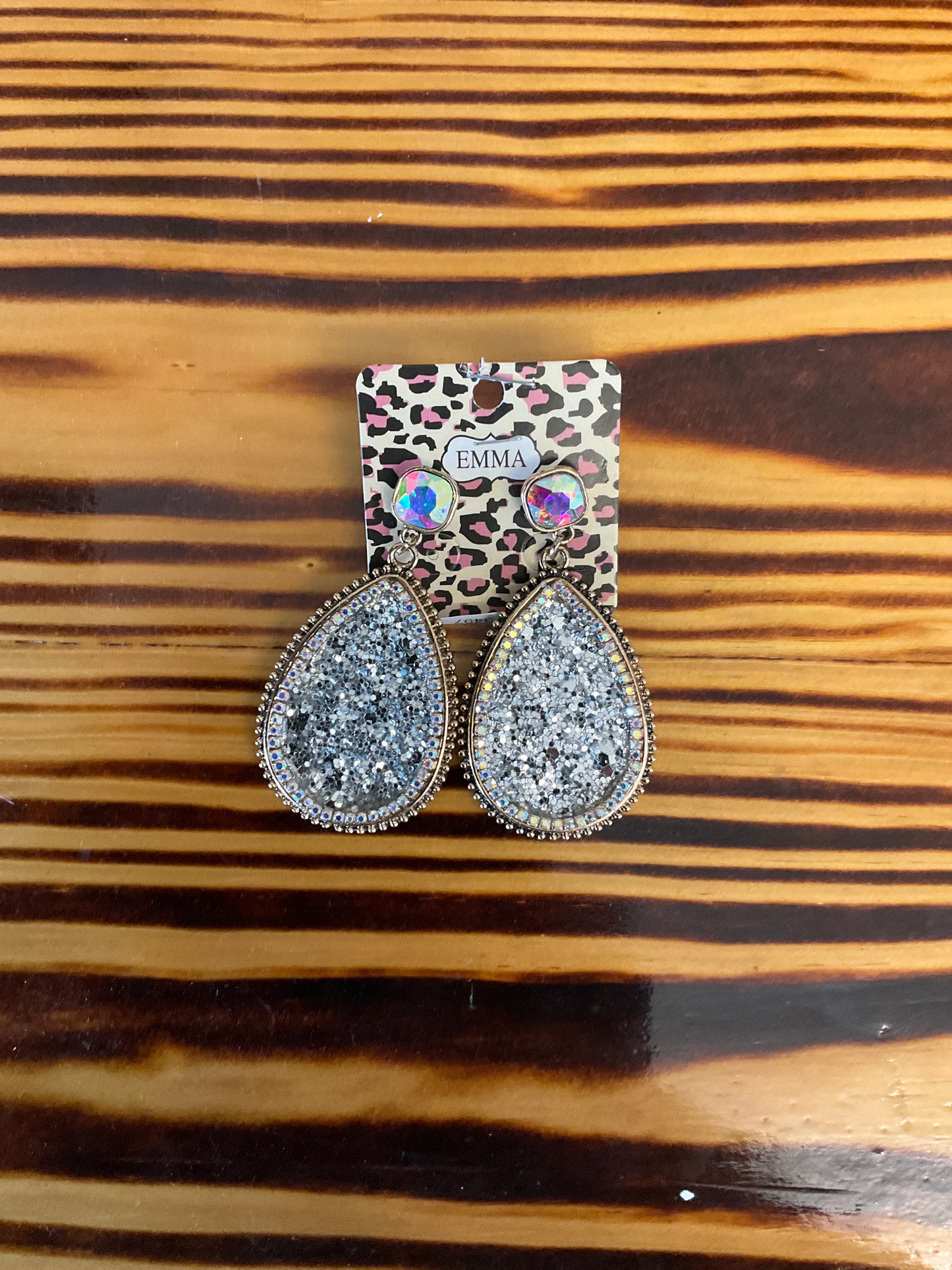Glitter Drop Earrings