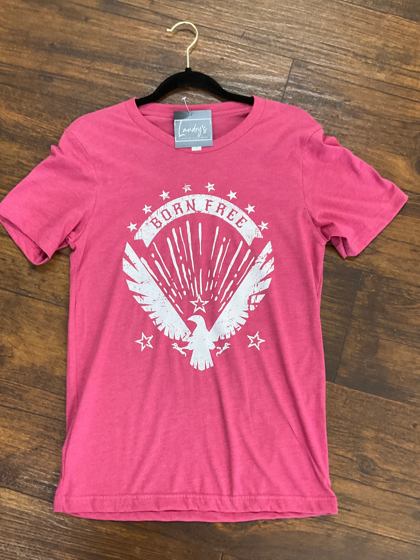 Retro Born Free Eagle Graphic Tee