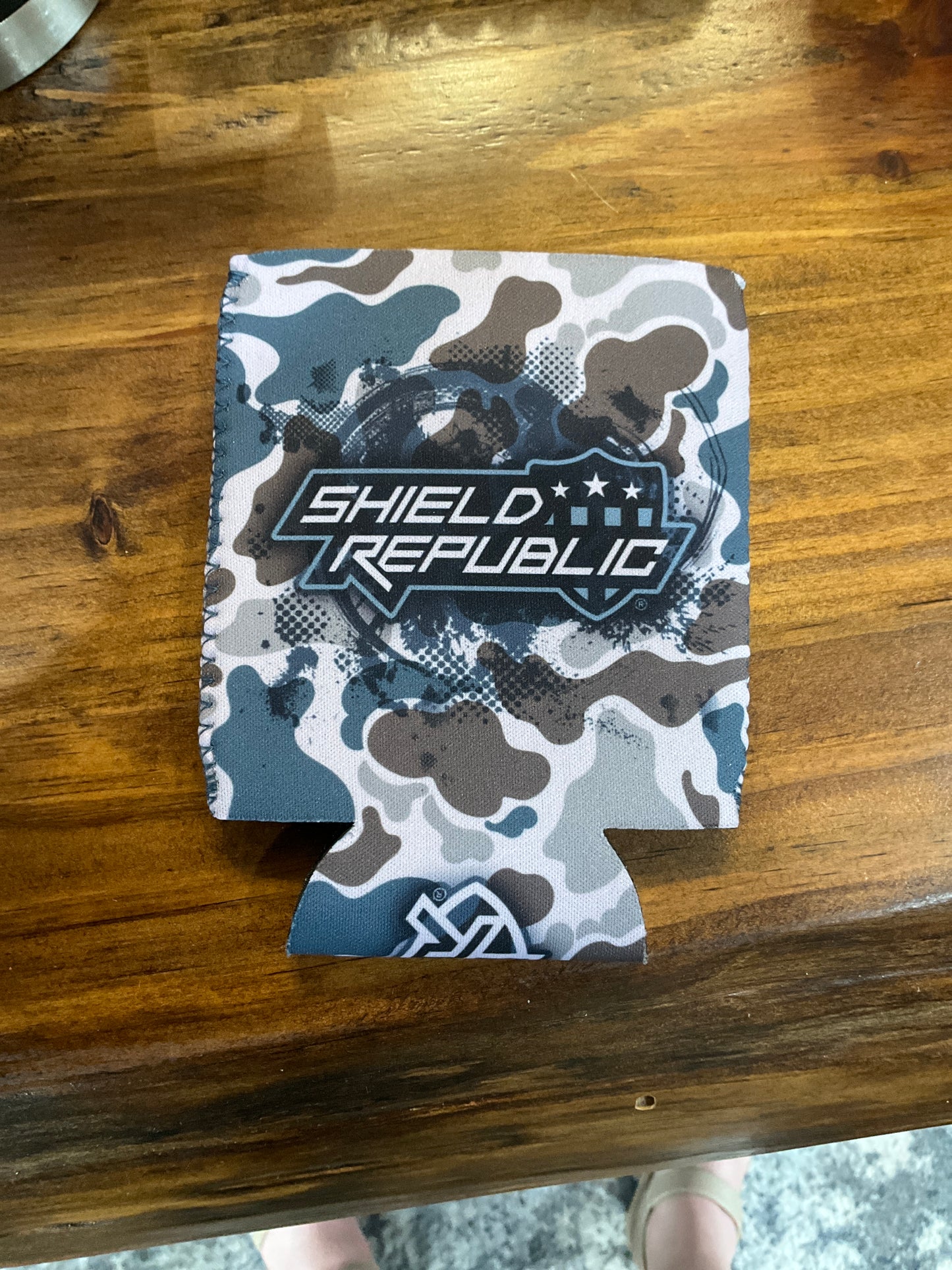 Rad Dad duck camo koozie