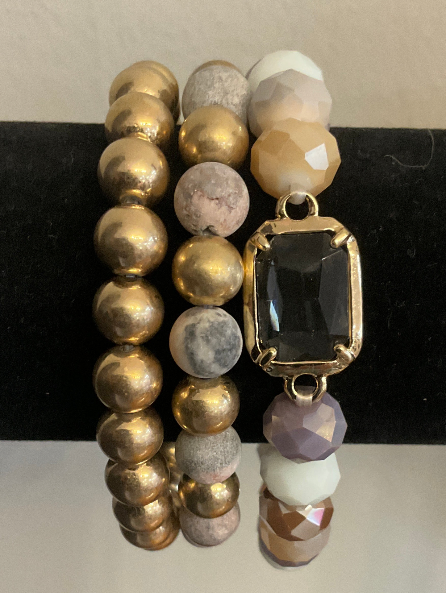 Nora multi strand beaded bracelet