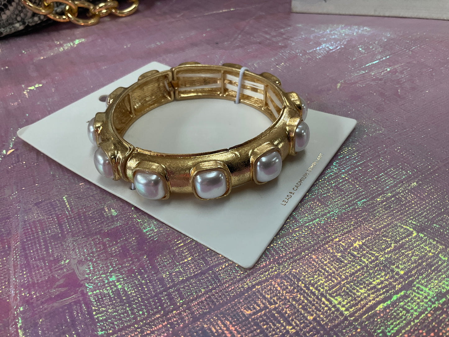 Mirren Bracelet with Pearls Gold
