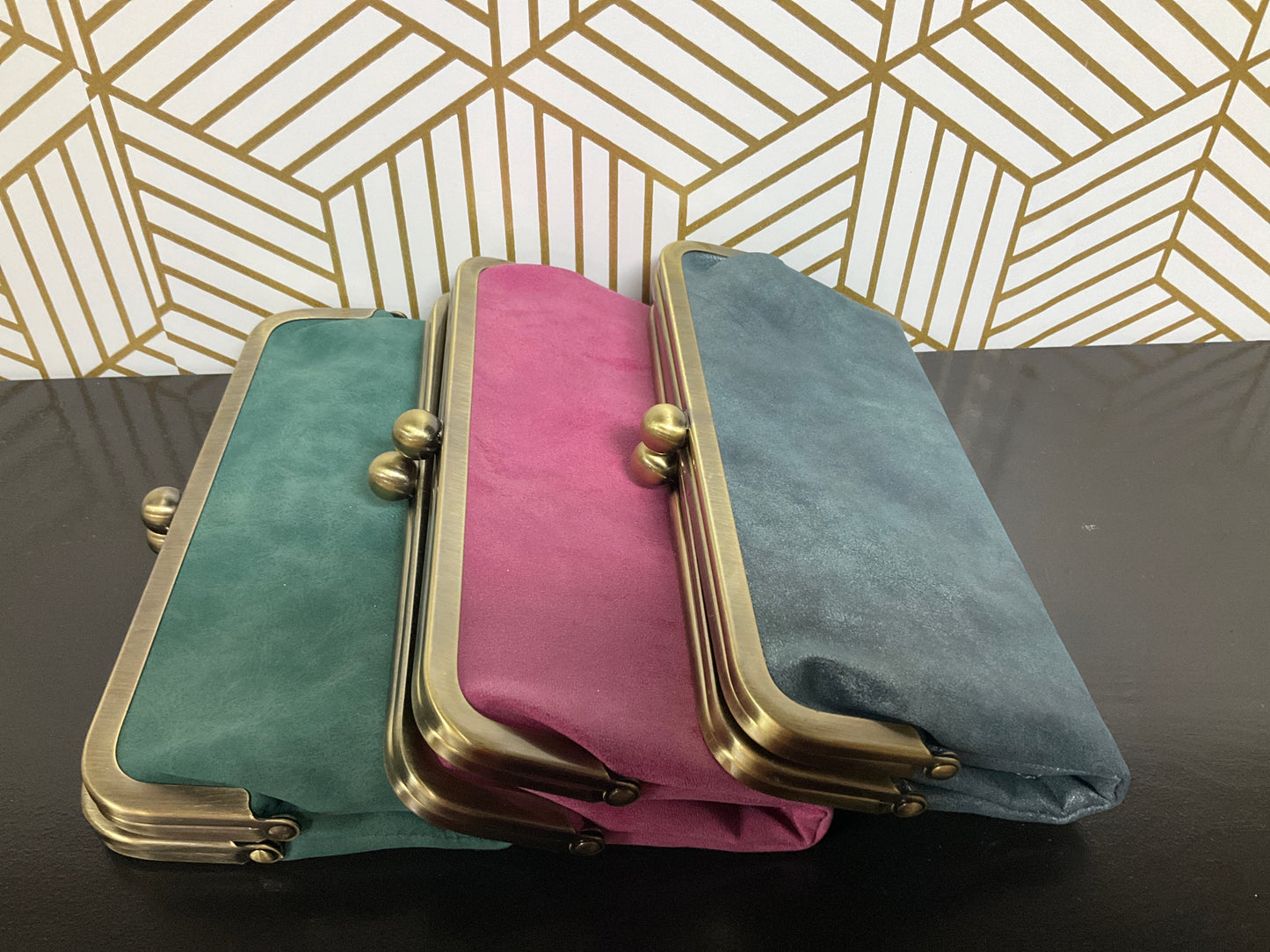 Karen Kiss Lock Clutch