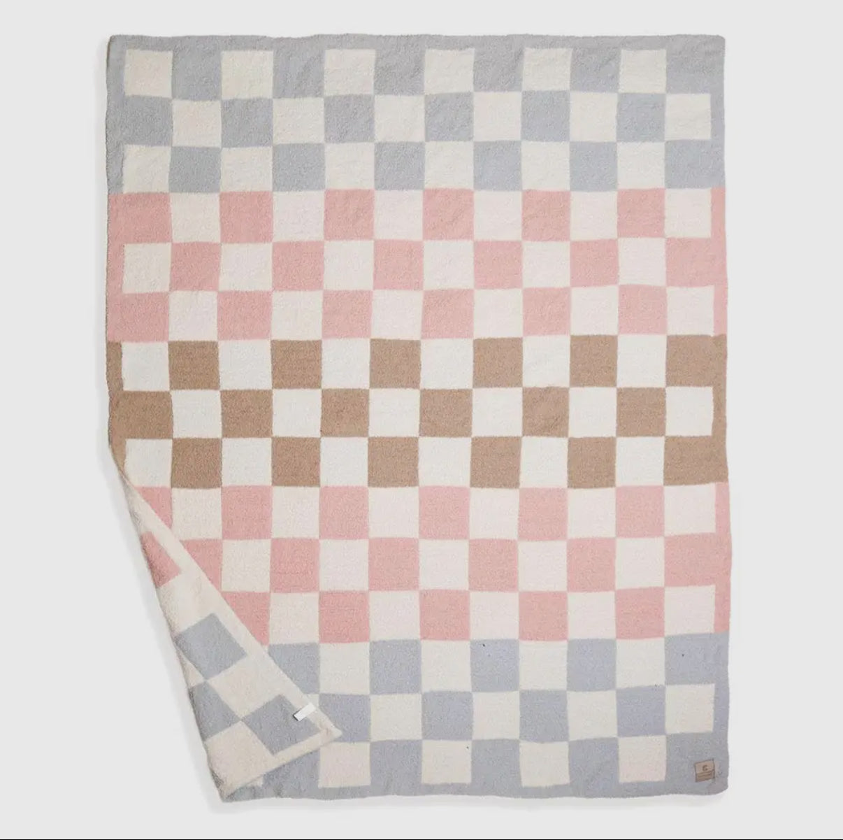 Multi Colored Checkered Blanket