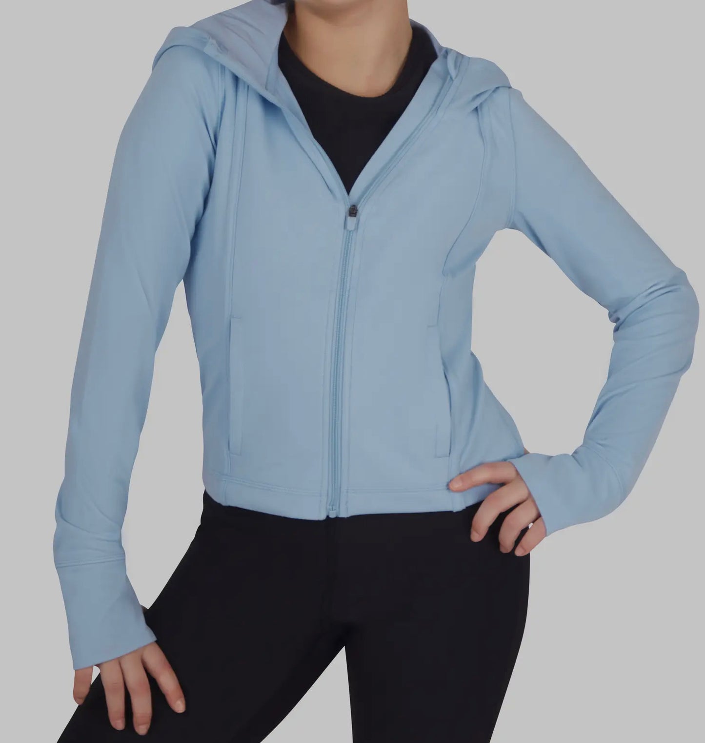Girls blue Full Zip Active Jacket