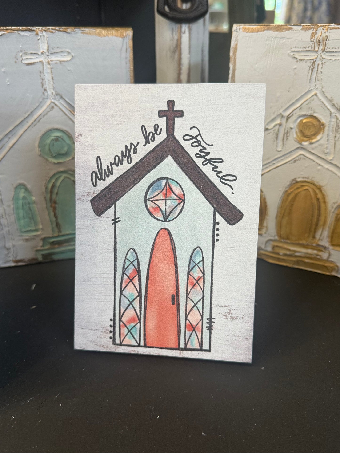 Always Be Joyful(bookshelf sign)