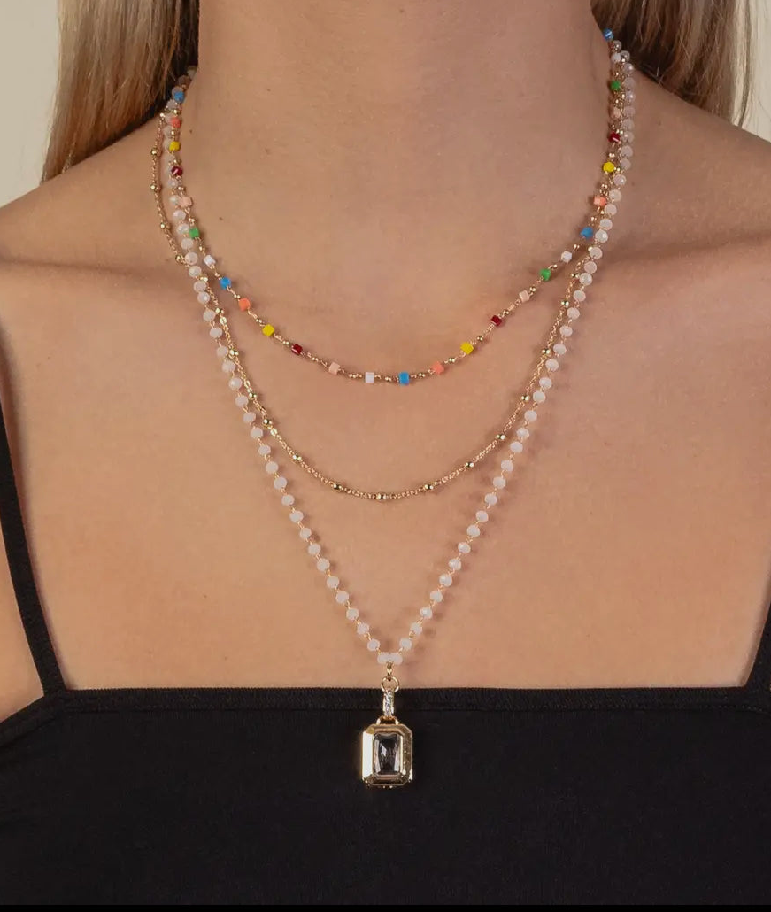 Layered Pendant Necklace