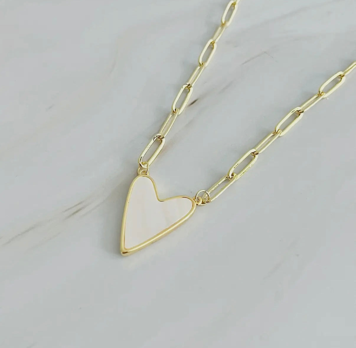 My Heart Link Chain Necklace