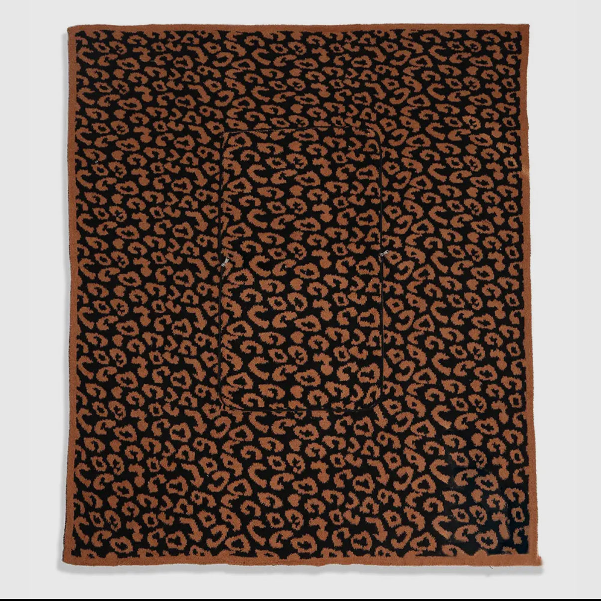 2 in 1 Reversible Leopard Blanket/Pillow
