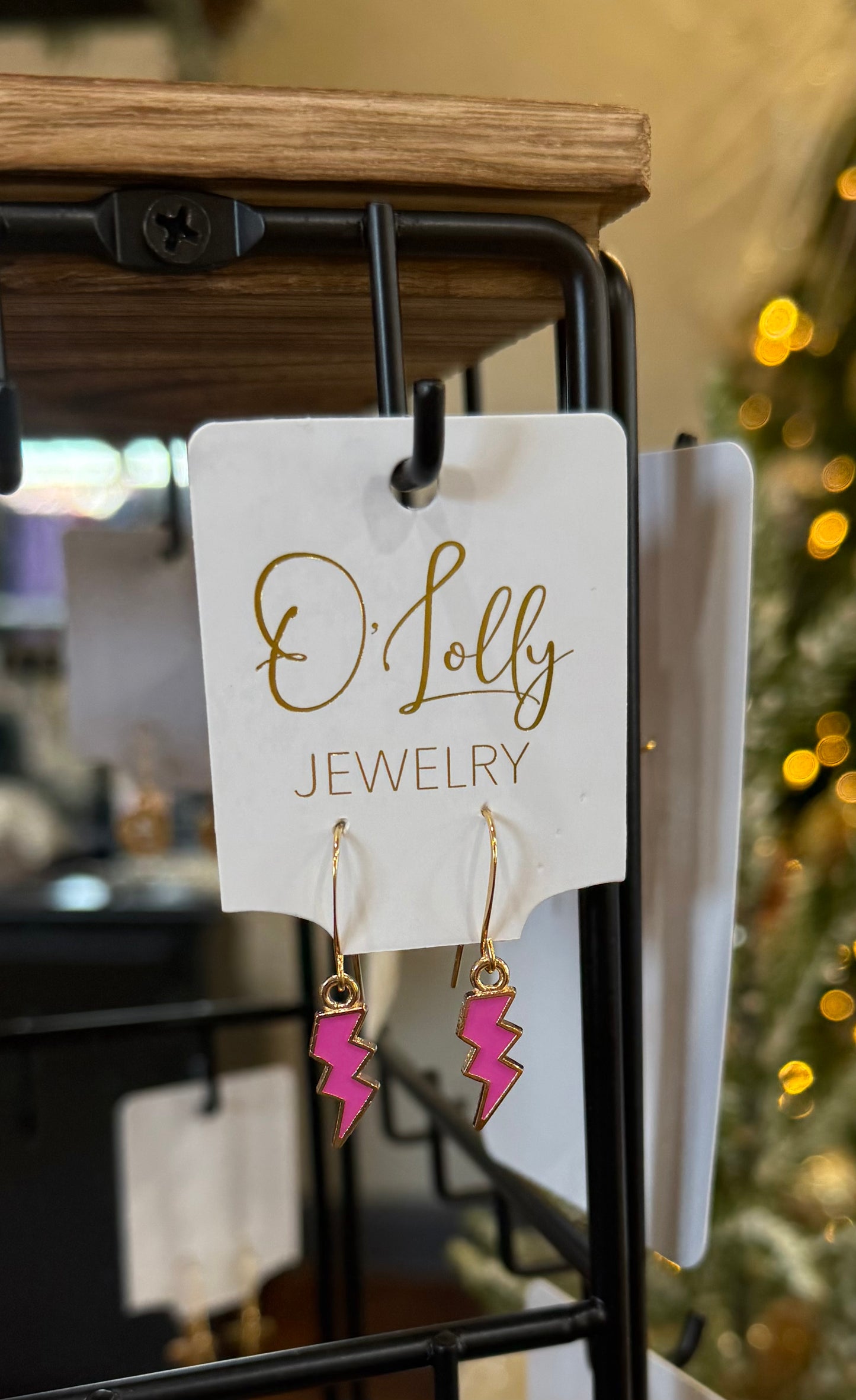 O'Lolly Mini Lightning Bolt Earrings