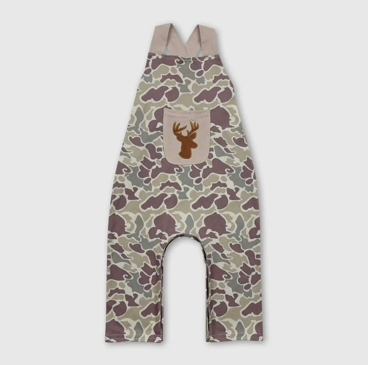 Baby Boy Deer Pocket Overalls