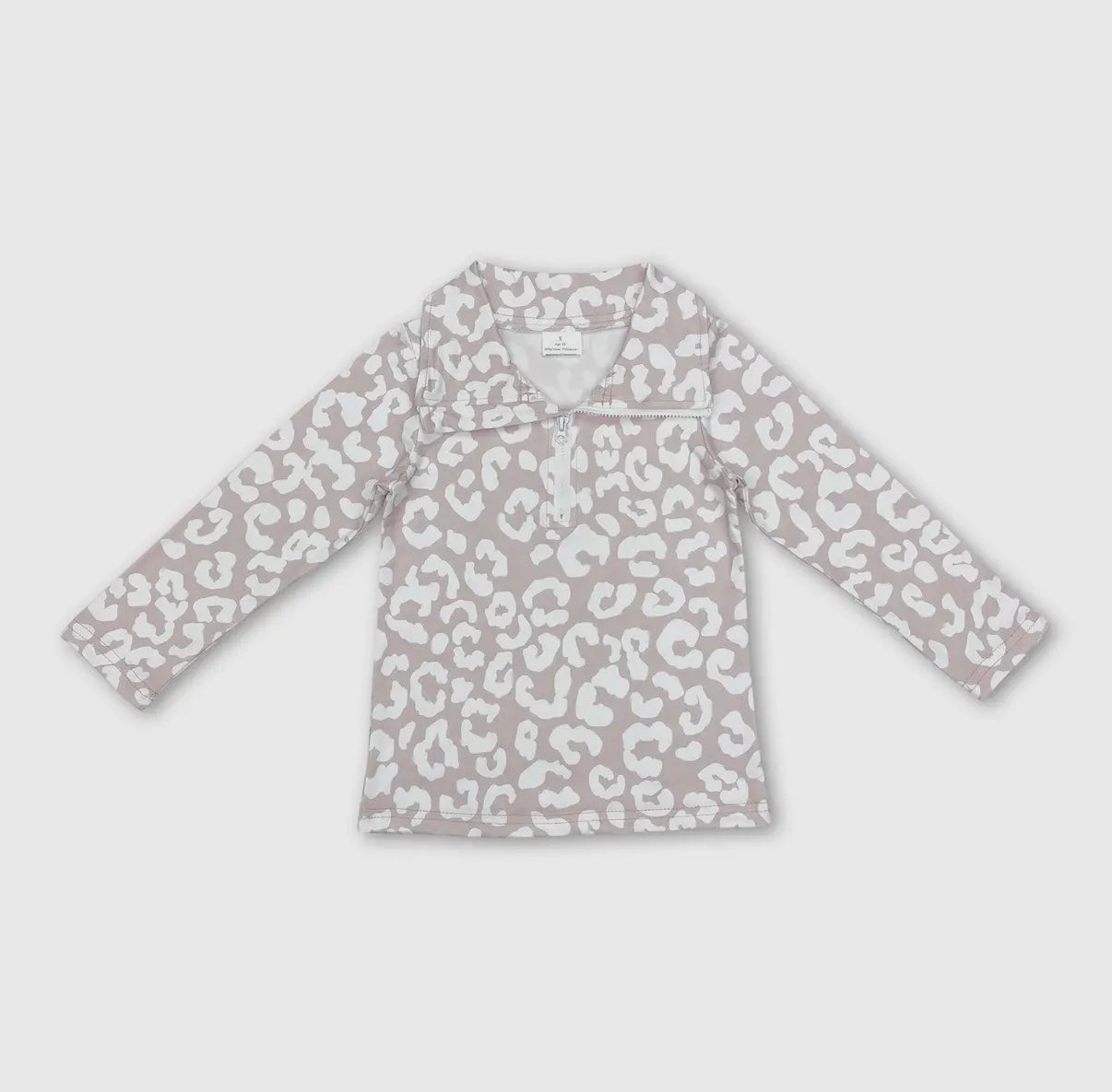 Girls Leopard Pullover