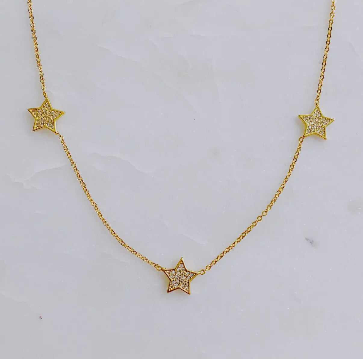 Stars Greek Island Necklace