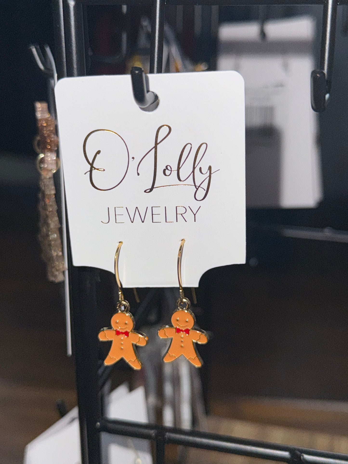 O'Lolly Mini Gingerbread Earrings