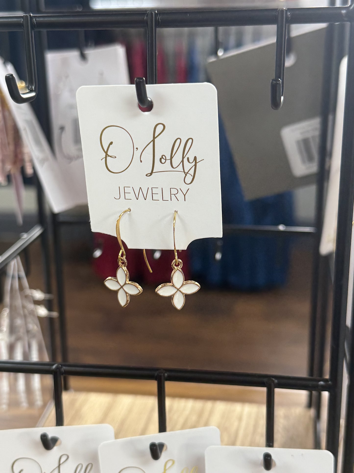O'Lolly Mini Clover Earrings