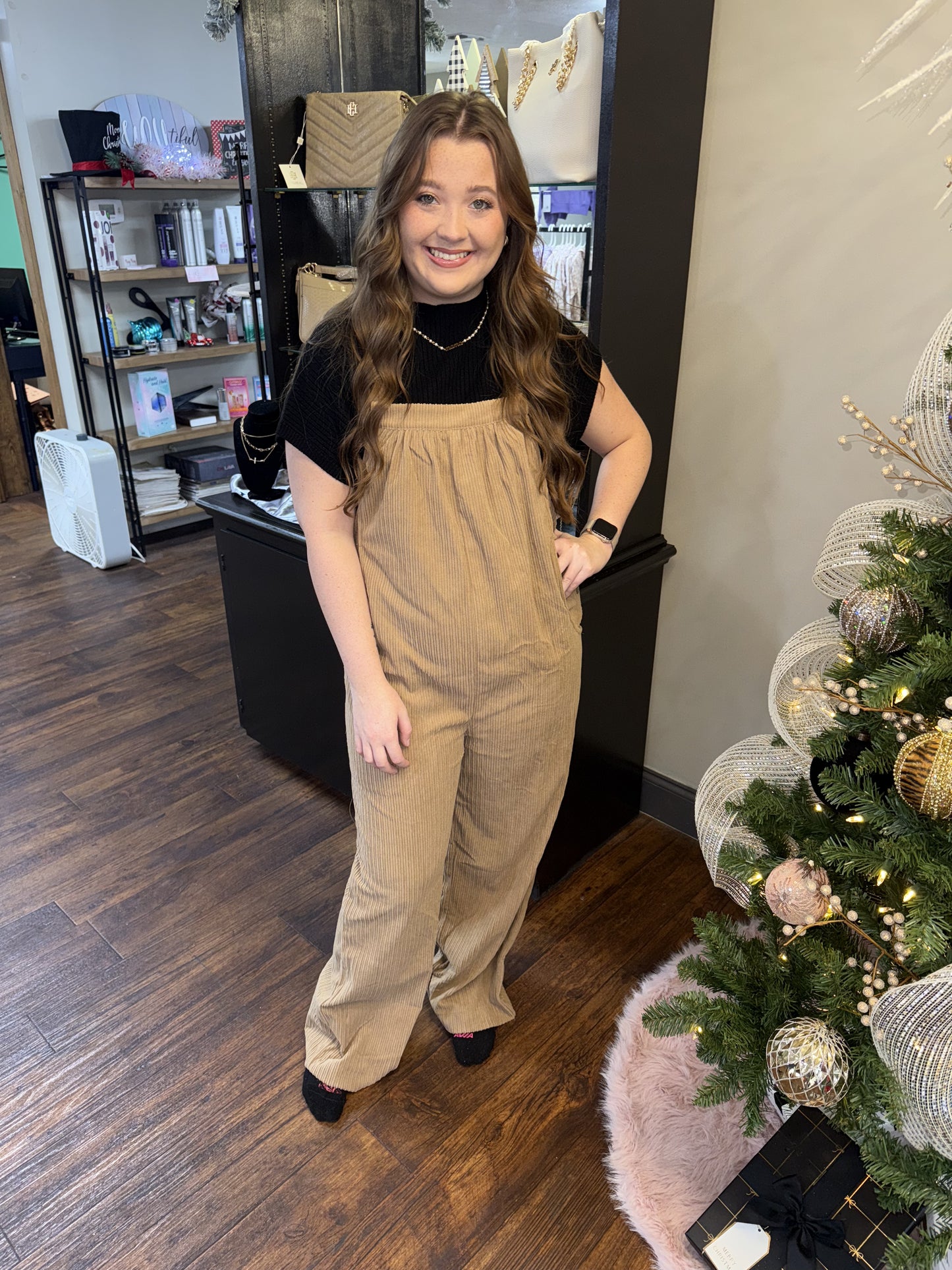 Corduroy overalls