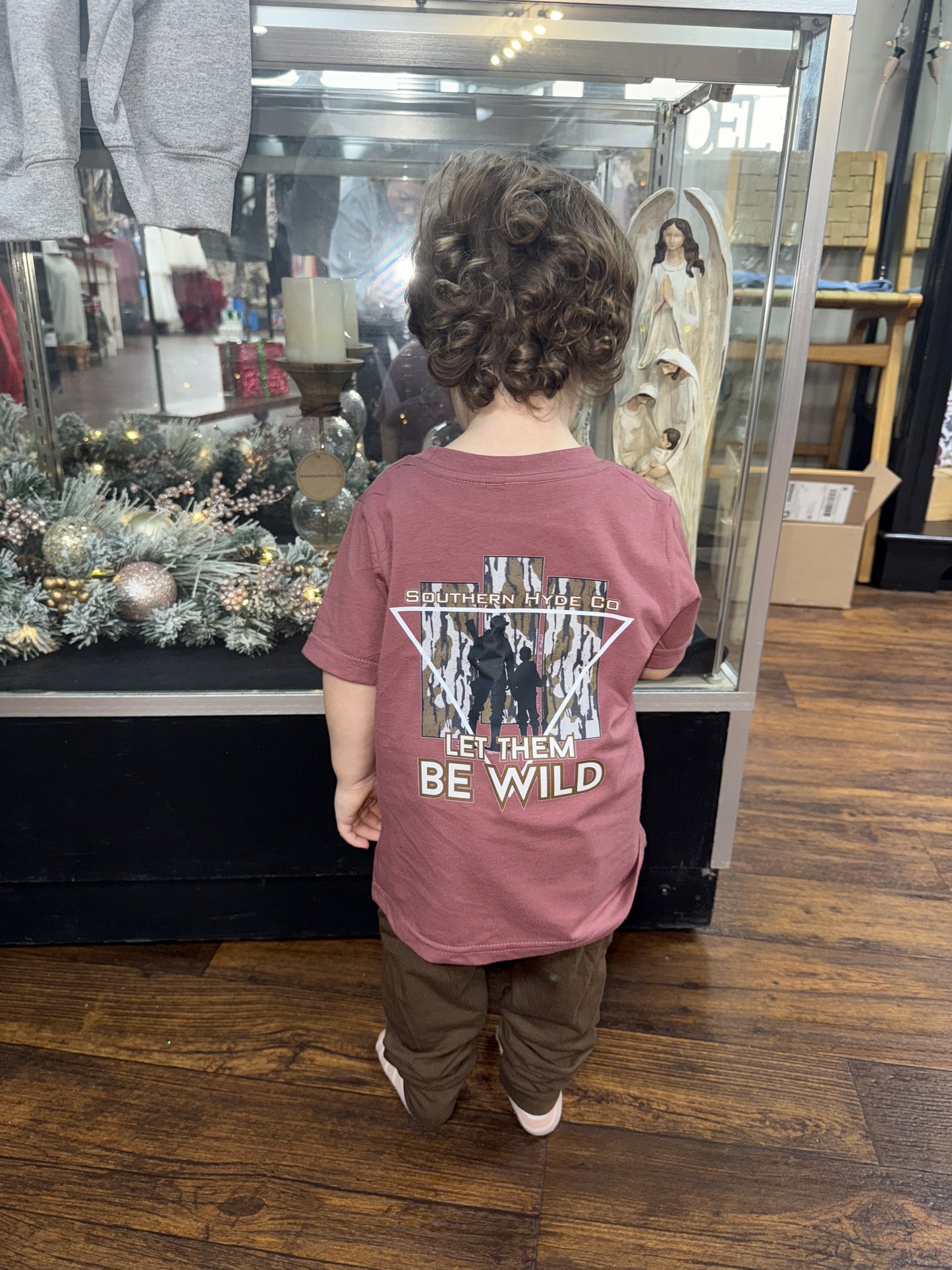 Boys Let Them Be Wild Tee