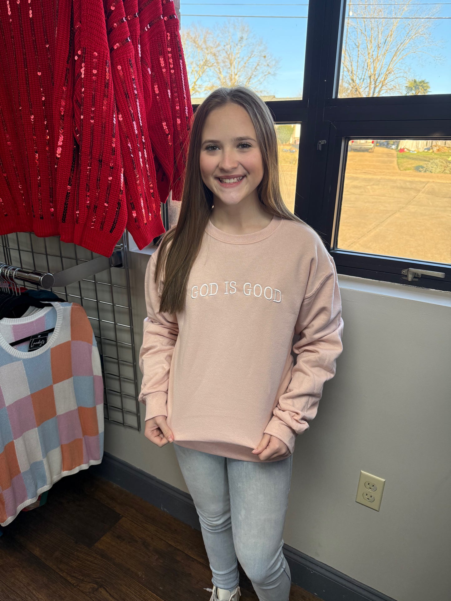 Women’s God is Good Sweatshirt