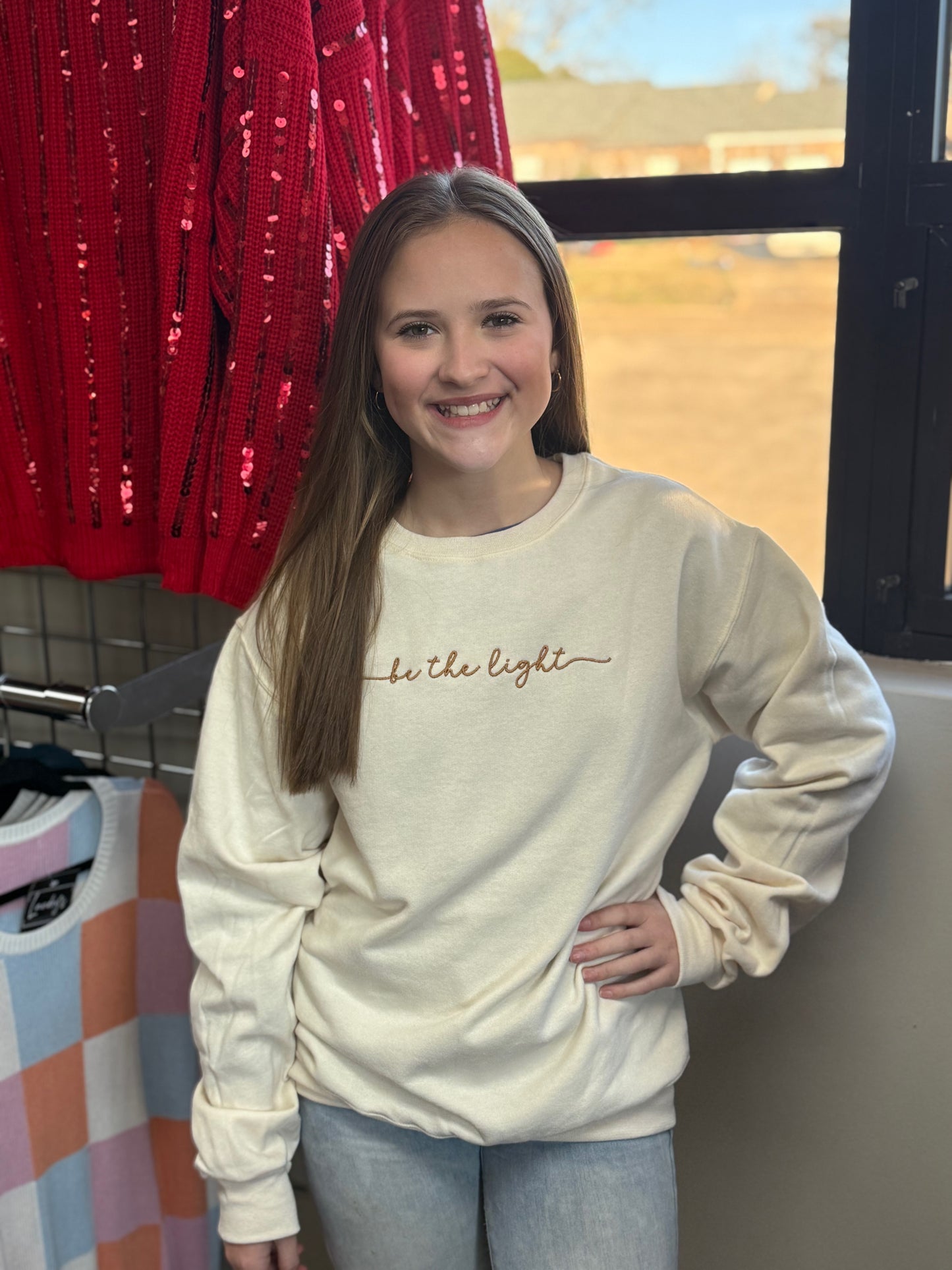 Women’s Be the Light sweatshirt