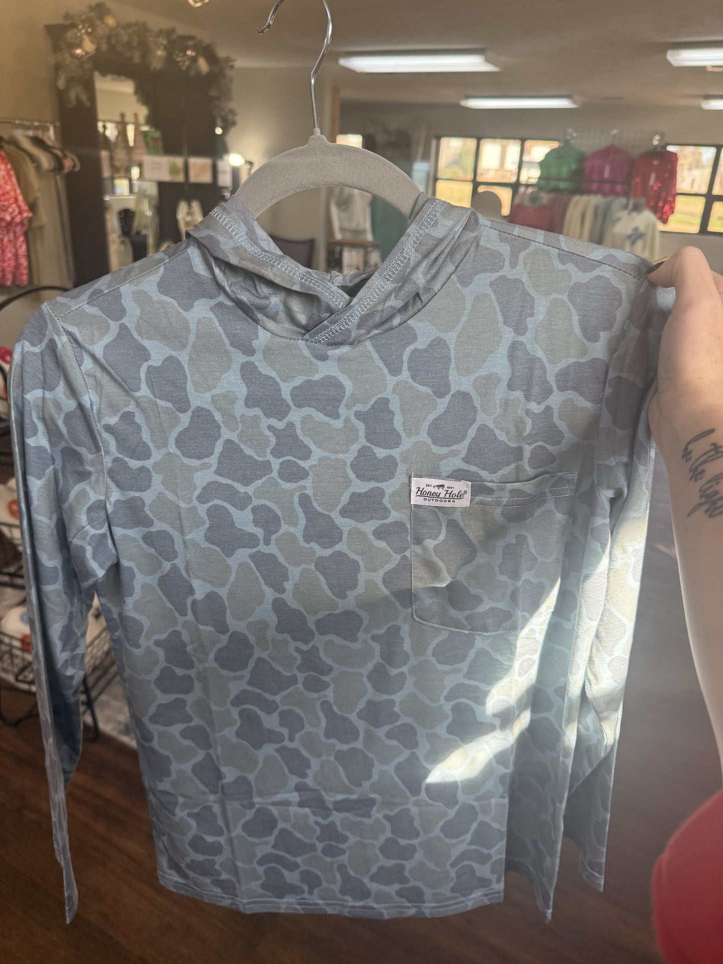 Youth Frog Skin Performance Hoodie