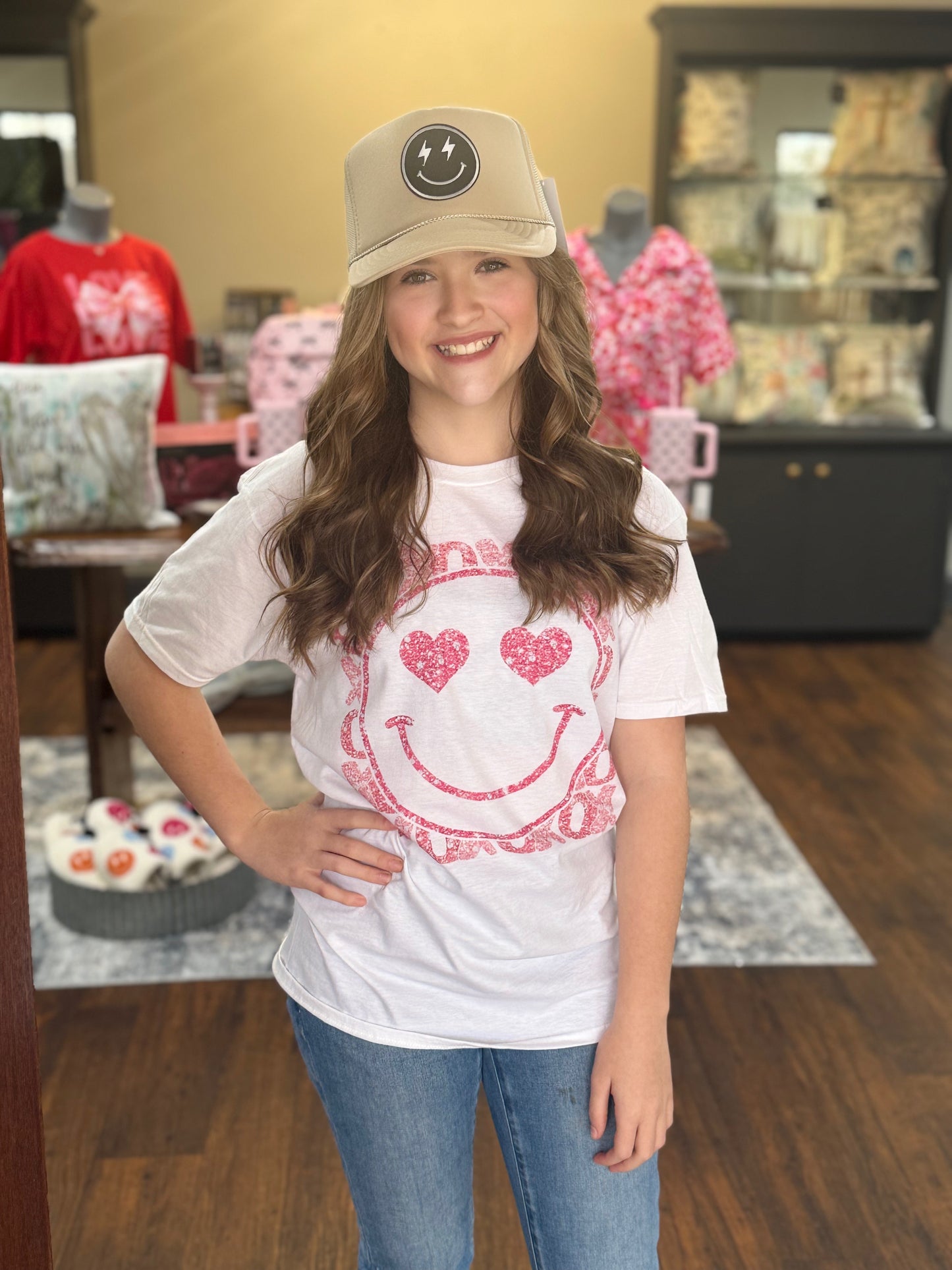 XOXO Smiley Face T-Shirt