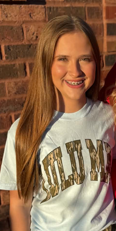Lulu Mac Light Blue W/ Mossy Oak Bottomland Tee