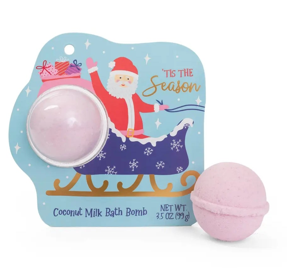 Santa Claus Christmas Clamshell Bath Bomb