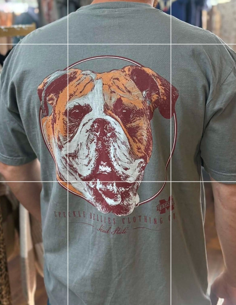 MSU Circle Bulldog Tee