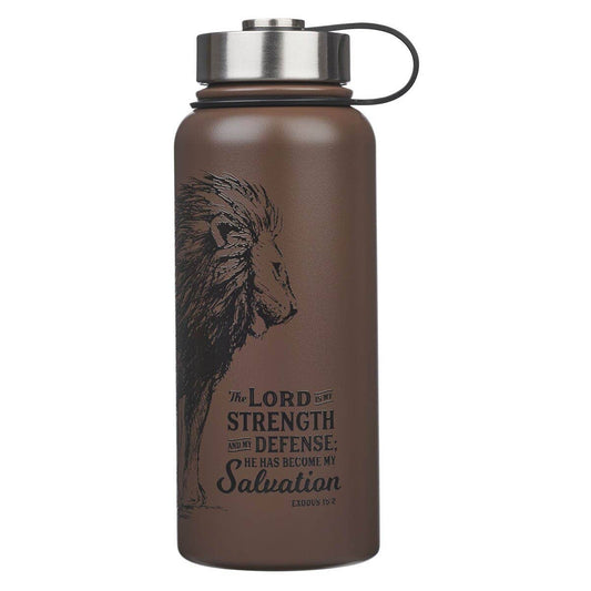 Water Bottle SS Brown Strength and Defense  Ex. 15:2