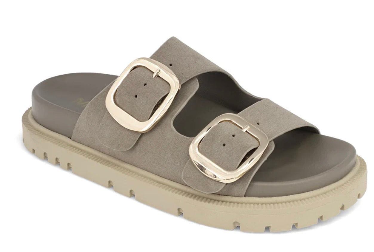 Taupe & Gold Everyday Sandal