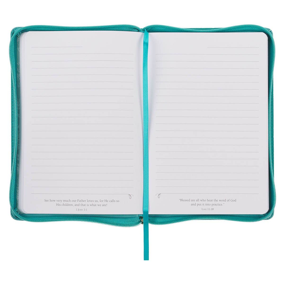 Journal Classic Zip Teal Trust in the Lord Prov. 3:5