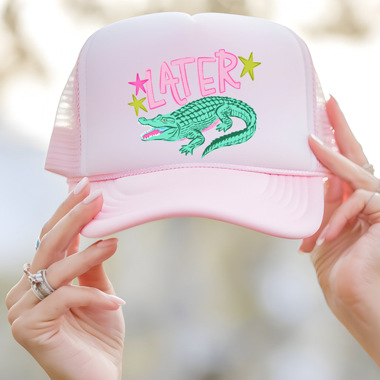 Later Gator Hat Trucker Foam Cap