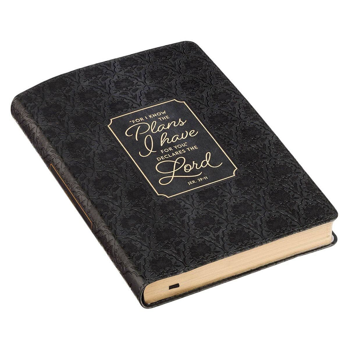 Journal Classic Black For I Know The Plans Jer. 29:11