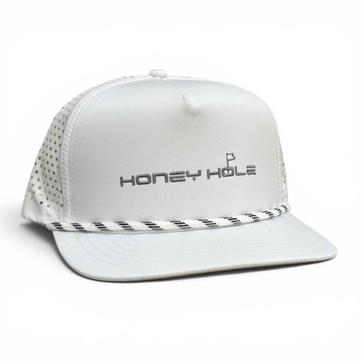 Performance Rope Hat - Hole in One - White