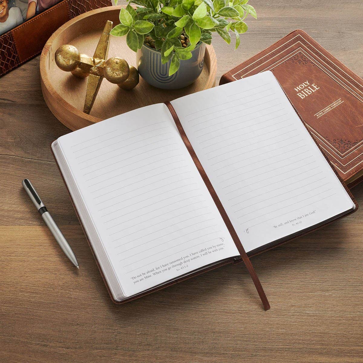 Journal Classic Brown Those Who Hope In The Lord Isa. 40:31