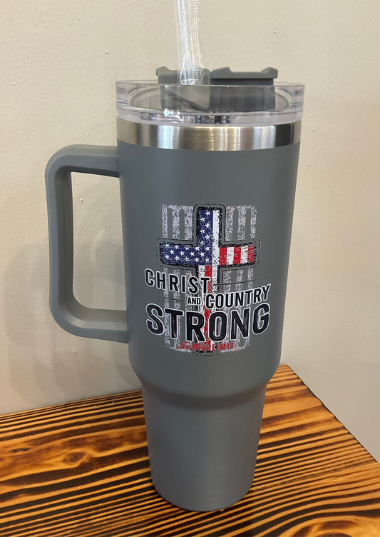 Tumbler-Christ & Country Strong