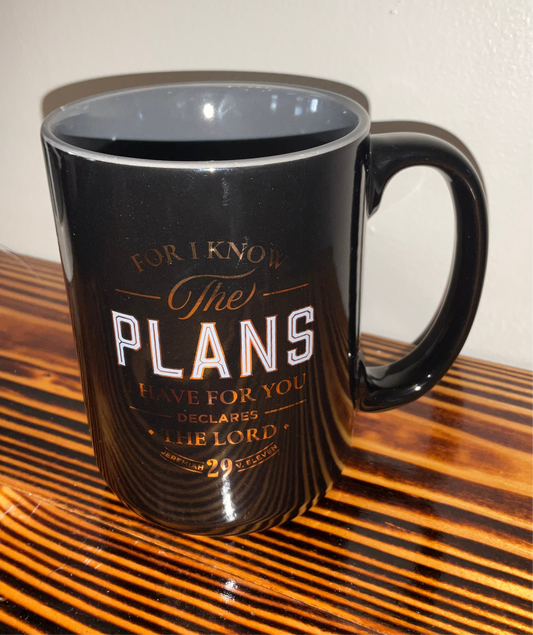 Mug black-I know the plans