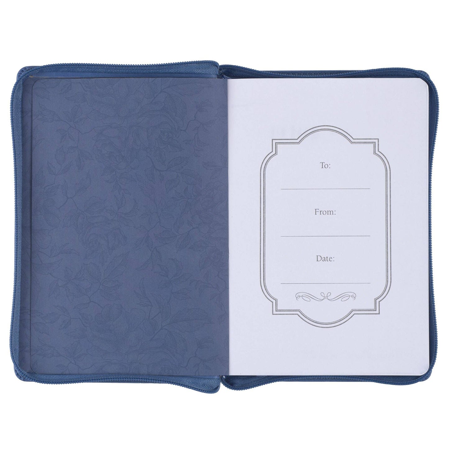 Journal Classic Zip Blue The Lord Will Guide Isa. 58:11