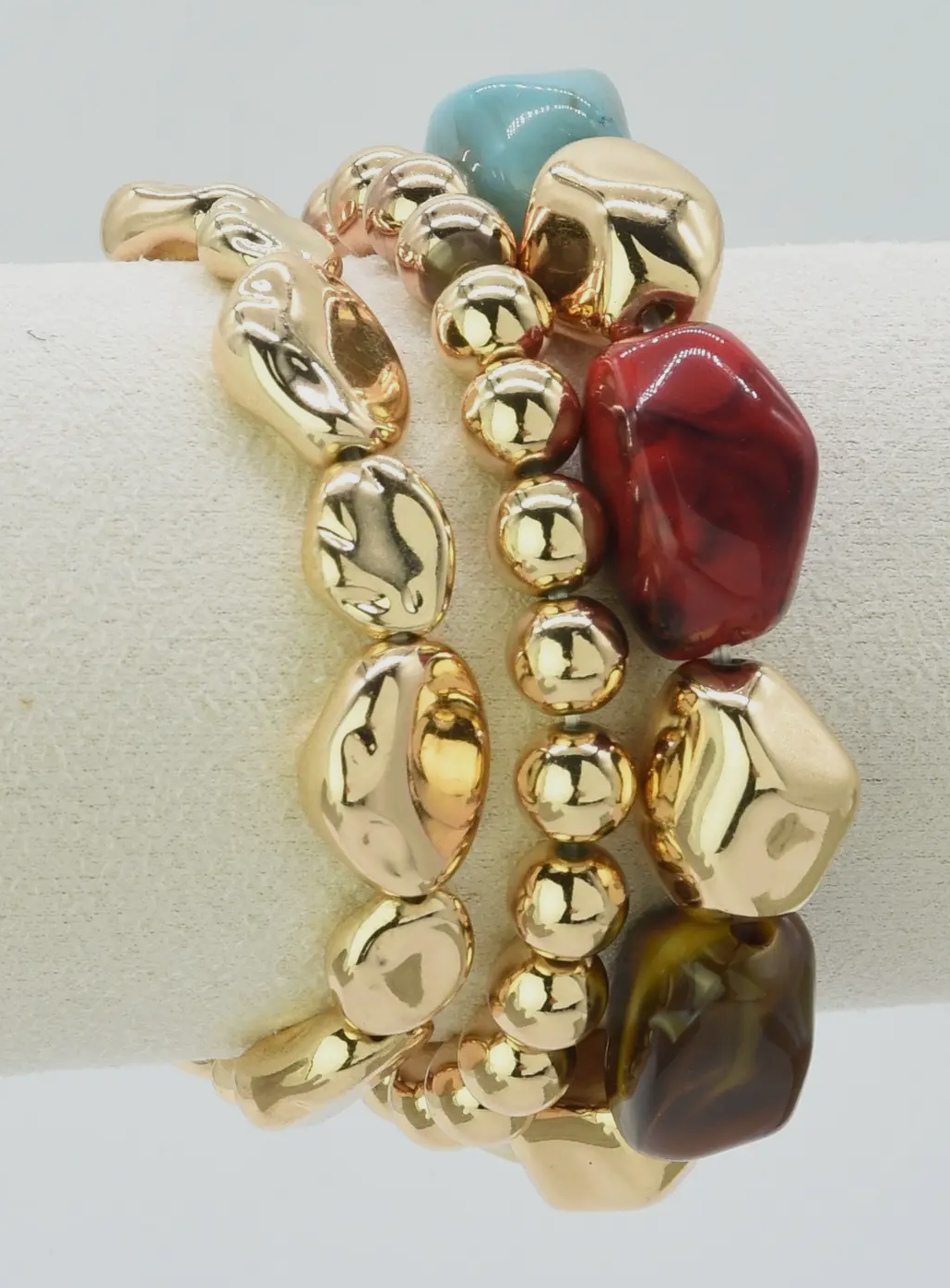 3 piece Acrylic Ccb Bracelet Set