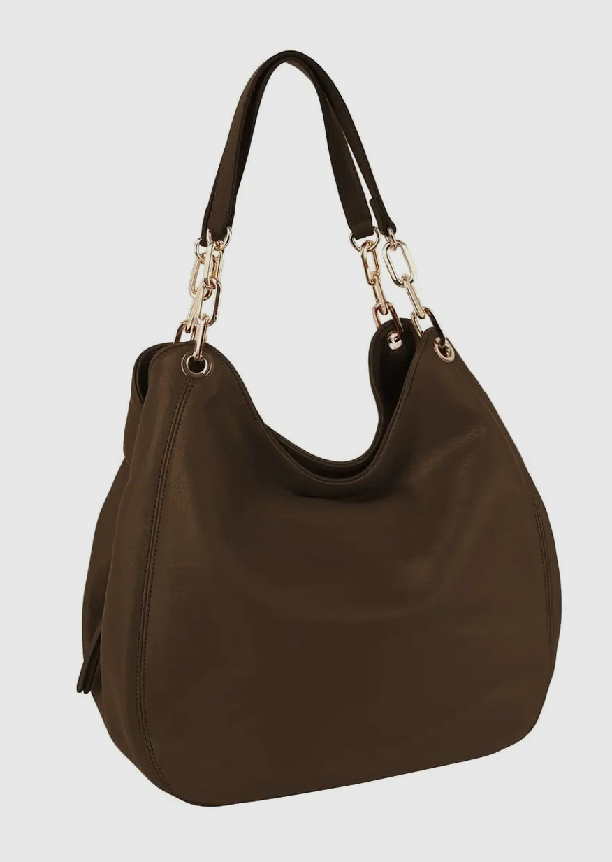 3 Compartment Hobo Tote Bag