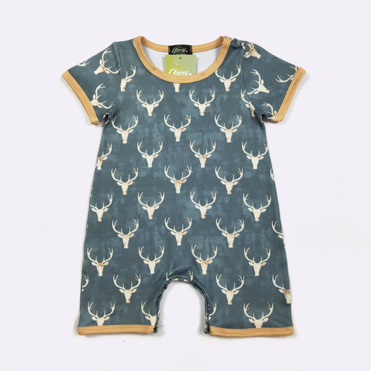 Emerald Deer Boy Romper
