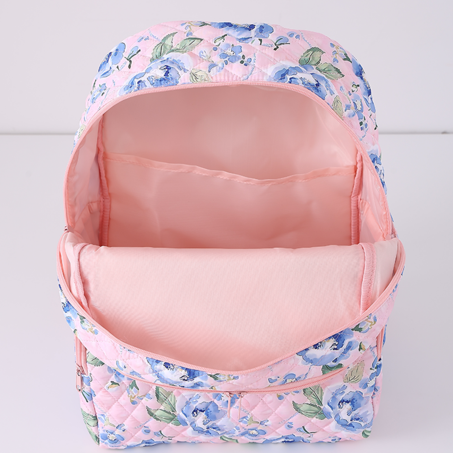 Quilted Full Size Backpack Bluebell Voyage