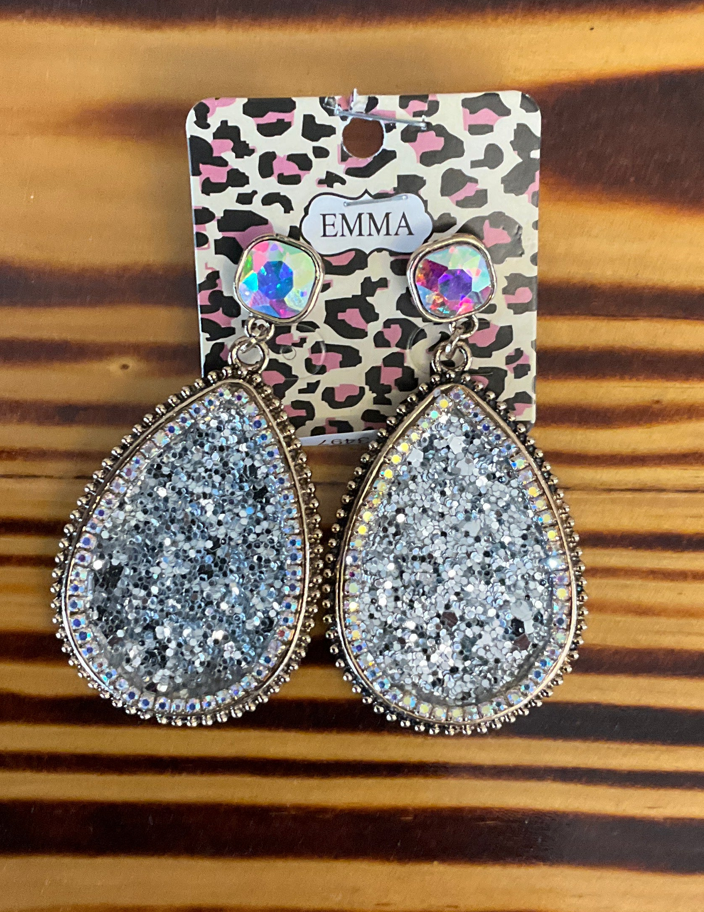 Glitter Drop Earrings