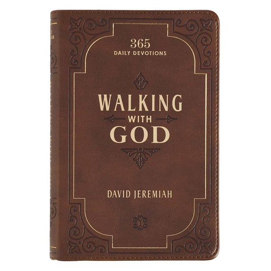 Devotional Walking with God Faux Leather
