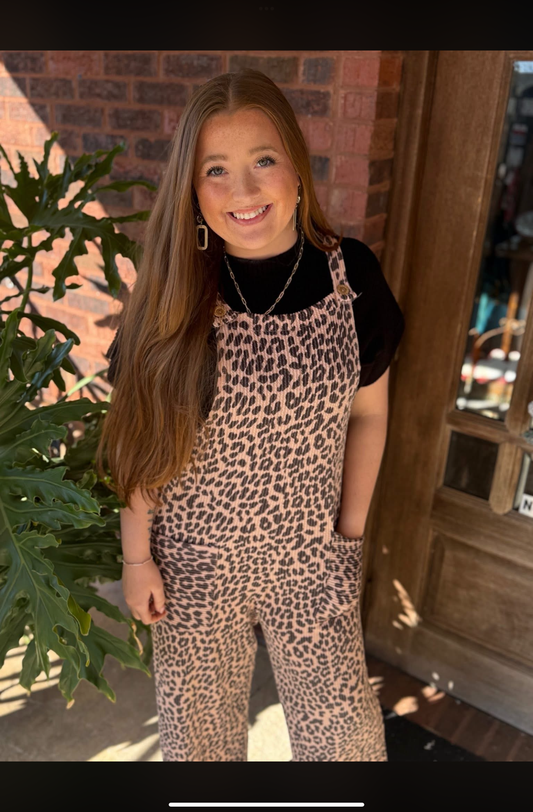 Leopard Urban Ribbed Jumpsuit