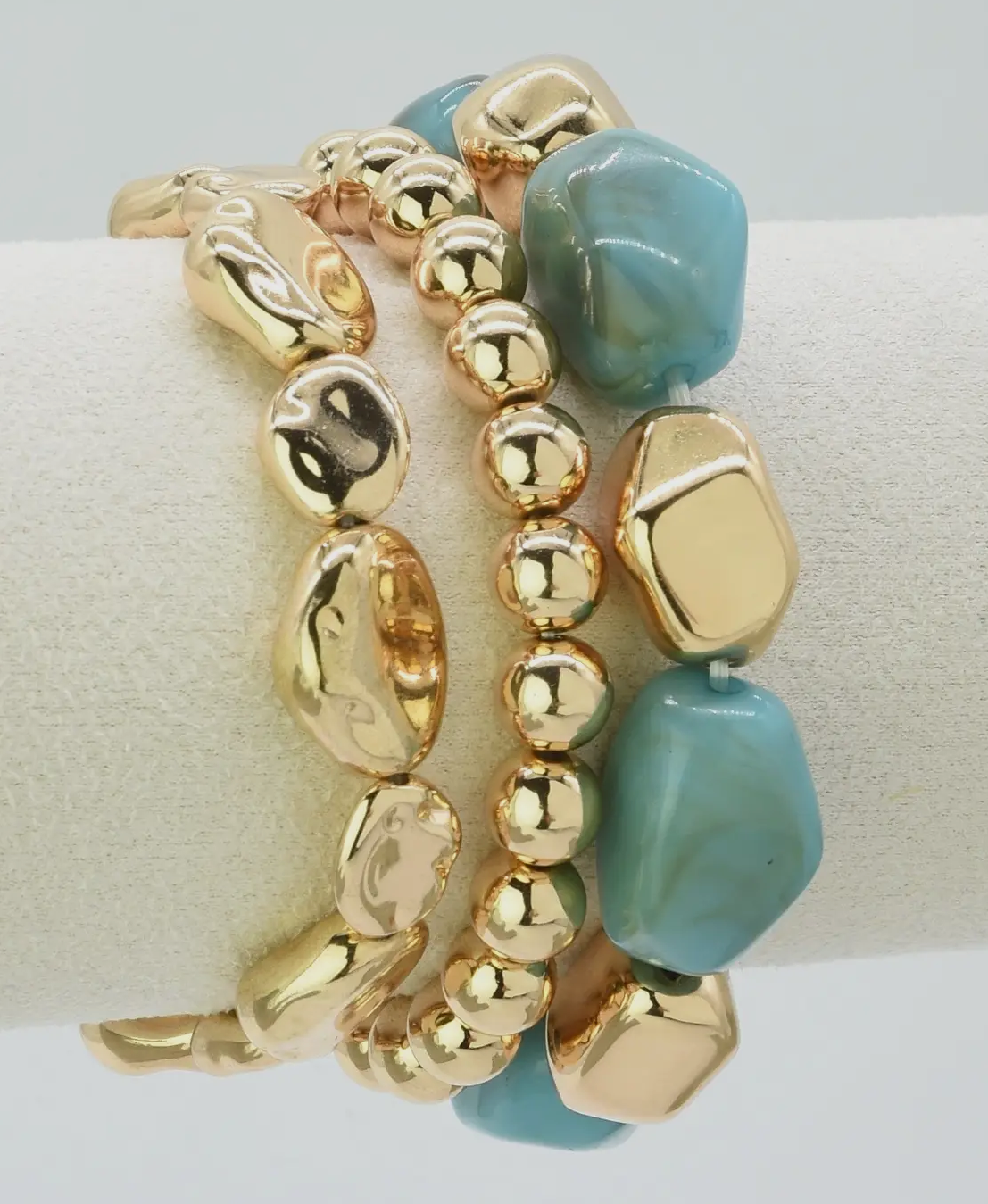 3 piece Acrylic Ccb Bracelet Set